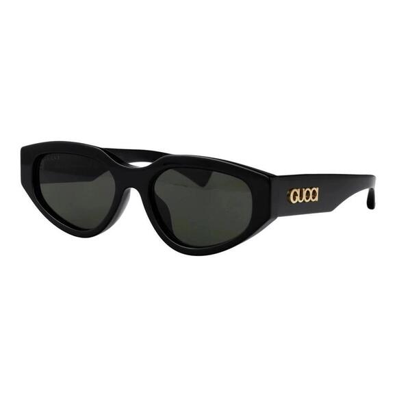 NWT Gucci GG1845SA-001 Black Grey 55mm Sunglasses